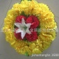 吉善堂殡葬用品 清明小花圈 厂家仿真绢花小花圈 祭祀花圈